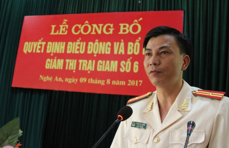  Thiếu tá Trần Bá Toan, Giám thị Trại giam số 6.