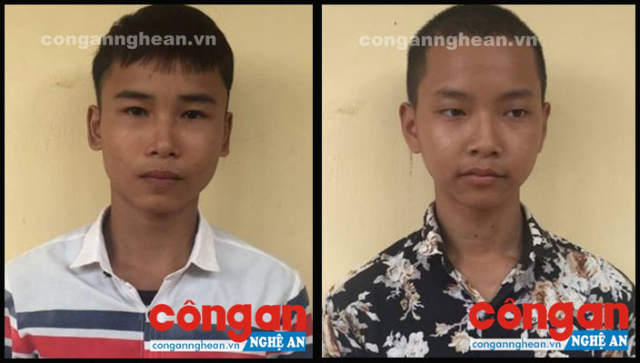 2 đối tượng Nguyễn Văn Toàn và Nguyễn Hữu Đức tại cơ quan điều tra
