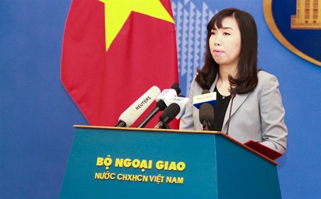 Người phát ngôn Bộ Ngoại giao Việt Nam Lê Thị Thu Hằng.