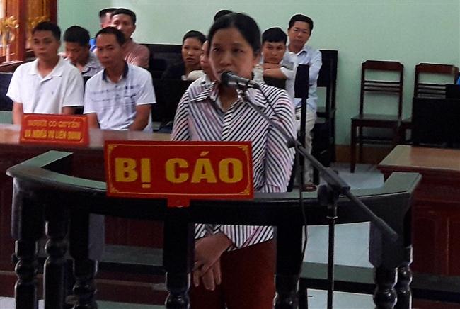 Bị cáo Quang Thị Kiên