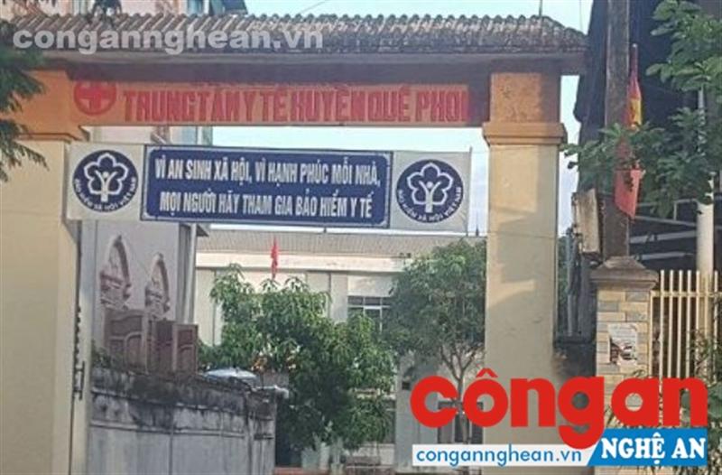 Trung tâm Y tế huyện Quế Phong - nơi xảy ra sự việc quyền lợi của cán bộ, viên chức y tế chưa được đảm bảo