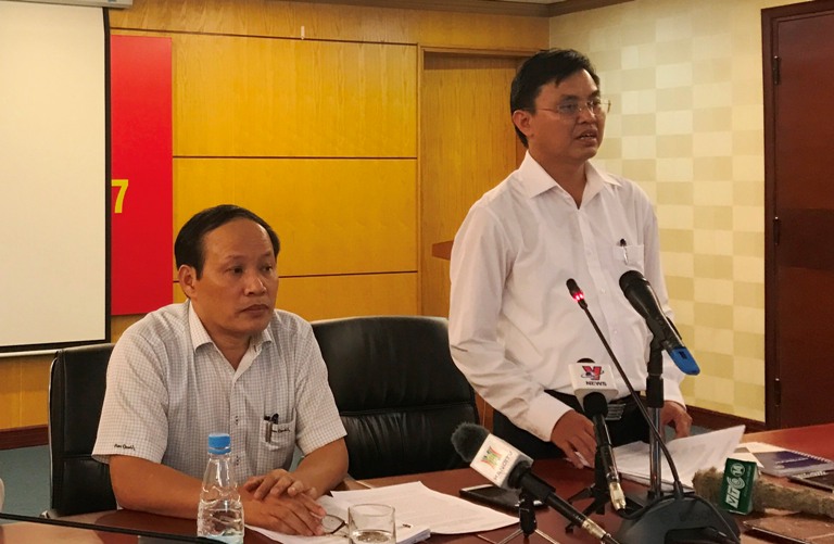 Ông Hoàng Văn Thức thông tin chính thức về vụ việc mất trộm của ông Nguyễn Xuân Quang. Ảnh: VGP/Thu Cúc