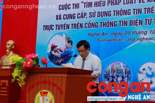 Phát biểu tại lễ hưởng ứng, Phó Chủ tịch UBND tỉnh Huỳnh Thanh Điền nhấn mạnh tầm quan trọng của công tác tuyên truyền vè ATGT đối với văn hóa giao thông, nhằm hạn chế vi phạm và TNGT
