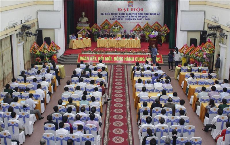 Có 160 đại biểu xuất sắc về dự Đại hội đại biểu người Công giáo tỉnh Nghệ An