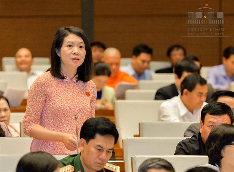 Đại biểu Quốc hội Mai Thị Phương Hoa – tỉnh Nam Định phát biểu ý kiến