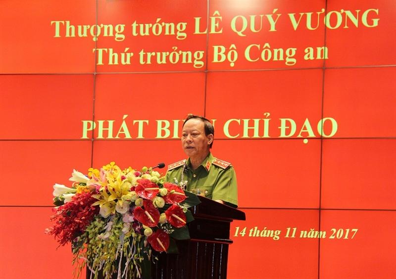 Thứ trưởng Lê Quý Vương phát biểu chỉ đạo tại Hội nghị.