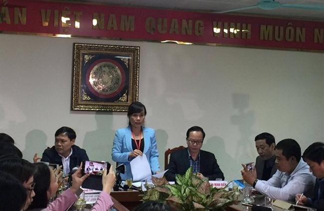 Giám đốc Sở Y tế tỉnh Bắc Ninh Tô Thị Mai Hoa công bố kết luận của hội đồng chuyên môn.