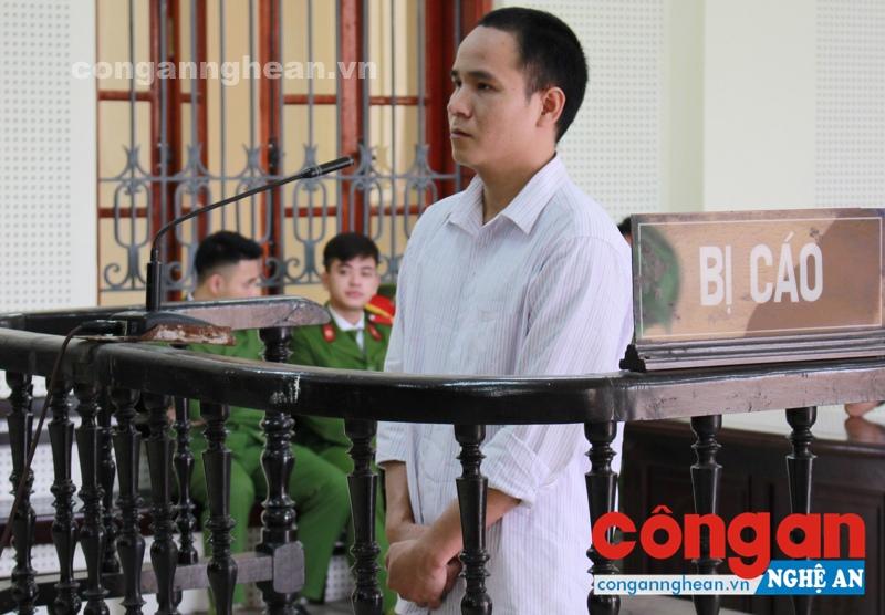 Bị cáo Nguyễn Hữu Cường tại phiên tòa