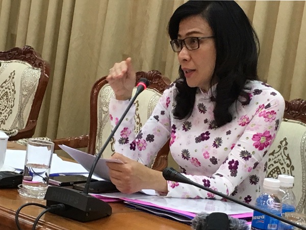 Bà Nguyễn Thị Thu - Phó Chủ tịch UBND TPHCM bức xúc về vụ bạo hành trẻ tại Mẫu giáo Mầm Xanh.