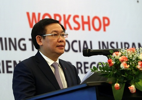 Phó Thủ tướng Vương Đình Huệ phát biểu tại Hội thảo. Ảnh: VGP/Thành Chung