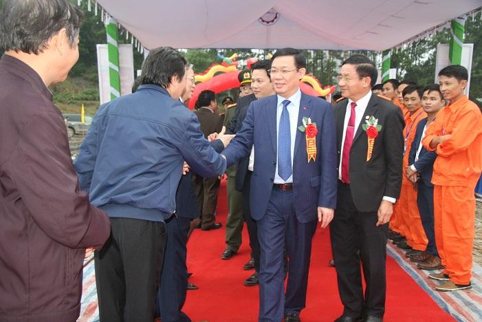Phó Thủ tướng Vương Đình Huệ về tham dự lễ khởi công