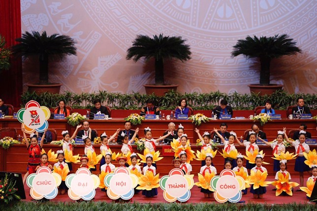 Khẩu hiệu hành động của Đại hội lần này là: Tuổi trẻ Việt Nam tiên phong, bản lĩnh, đoàn kết, sáng tạo, phát triển.