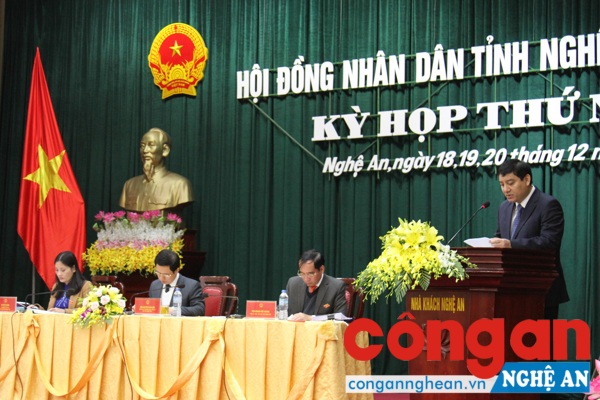 Phát biểu của đồng chí Bí thư Tỉnh ủy Nguyễn Đắc Vinh tại kỳ họp