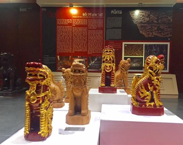 Trưng bày những mẫu linh vật thuần Việt tại Bảo tàng Hà Nội