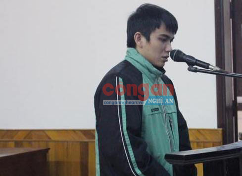 Bị cáo Phan Thành Hưng tại phiên tòa