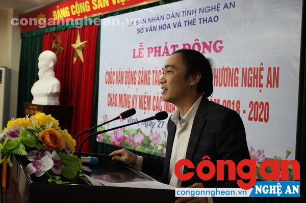 Ông Trần Quốc Khánh, Phó Ban Tuyên giáo Tỉnh ủy cũng mong muốn cuộc thi sẽ nhận được nhiều tác phẩm với chất lượng cao, góp phần quảng bá hình ảnh Nghệ An