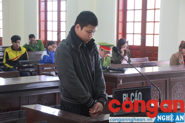 Bị cáo Ngân Văn Hiền tại tòa