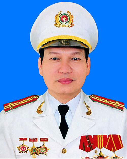 Đồng chí Đại tá Nguyễn Đình Dung, Phó Giám đốc Công an tỉnh