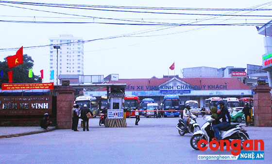 Bến xe Vinh tại phường Lê Lợi, TP Vinh sẽ tiến hành đóng cửa để hoạt động tại bến xe Bắc Vinh từ ngày 1/4/2018