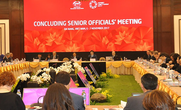 Đại biểu các nền kinh tế thành viên tham dự Hội nghị Tổng kết các Quan chức cấp cao APEC (CSOM) tại Đà Nẵng