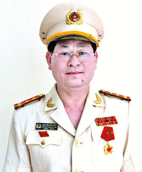 Đồng chí PGS.TS, Đại tá Nguyễn Hữu Cầu, Ủy viên BTV Tỉnh ủy, Giám đốc Công an tỉnh