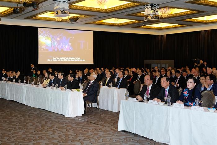 Đông đảo doanh nghiệp Việt Nam, New Zealand tham dự diễn đàn. Ảnh: VGP/Quang Hiếu