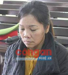 Bị cáo Nguyễn Thị Út Tha tại phiên tòa