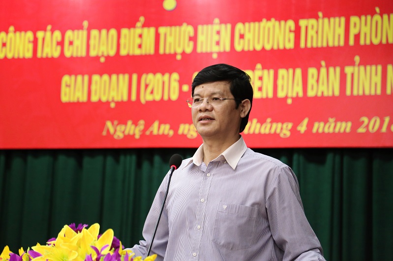 Đồng chí Lê Xuân Đại phát biểu kết luận hội nghị