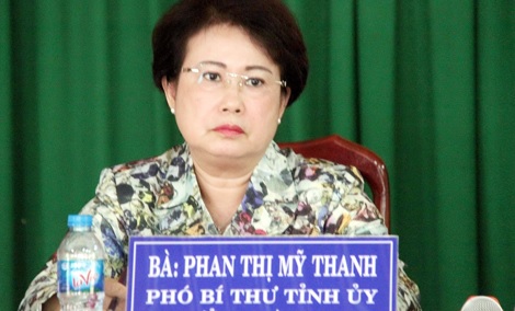 Bà Phan Thị Mỹ Thanh vừa phải nhận mức án kỷ luật nghiêm khắc.
