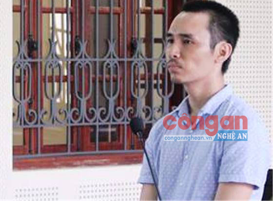 Bị cáo Nguyễn Đức Huynh tại phiên tòa