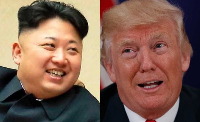 Nhà lãnh đạo Triều Tiên Kim Jong-un và Tổng thống Mỹ Donald Trump.