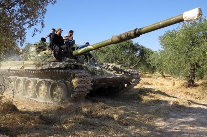 Xe tăng của quân đội Syria. Ảnh: RT