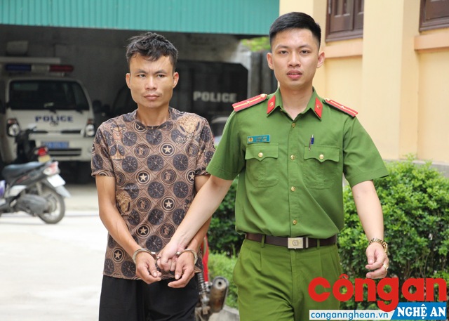 Công an huyện Diễn Châu bắt giữ đối tượng phạm tội về ma túy