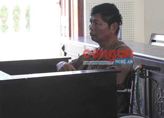 Bị cáo Nguyễn Thanh An tại phiên tòa phúc thẩm