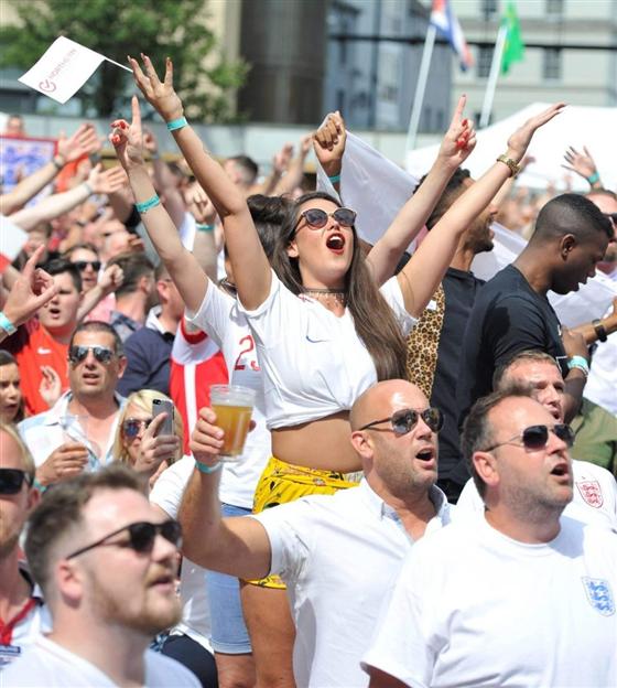 Người Anh đang bùng cháy mãnh liệt giấc mơ World Cup