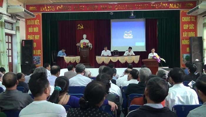 Đối thoại giữa Chủ tịch HĐND, UBND xã với người dân xã Hưng Lộc, TP Vinh