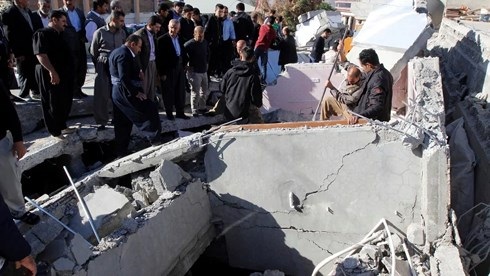 Một trận động đất mạnh tại Iran vào năm 2017. Ảnh: CBC.