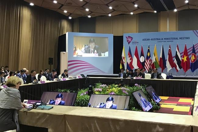 Hội nghị Bộ trưởng Ngoại giao ASEAN-Australia. Ảnh: Báo Thế giới&Việt Nam