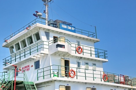 Tàu vận tải biển Thành Công 2 - nơi xảy ra vụ tai nạn ngạt khí Carbon dioxide (CO2) dưới hầm tàu.