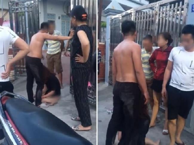  Hình ảnh vụ đánh ghen xảy ra tại phường Cao Thắng, TP Hạ Long ngày 4-7-2018.