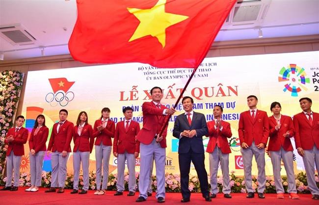 Lễ xuất quân của Đoàn Thể thao Việt Nam dự ASIAD.