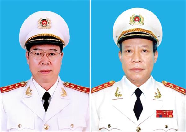 Thượng tướng Bùi Văn Nam và Thượng tướng Lê Quý Vương