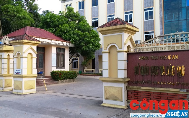 Sở GD&ĐT Nghệ An, nơi ông Võ Việt Dũng công tác