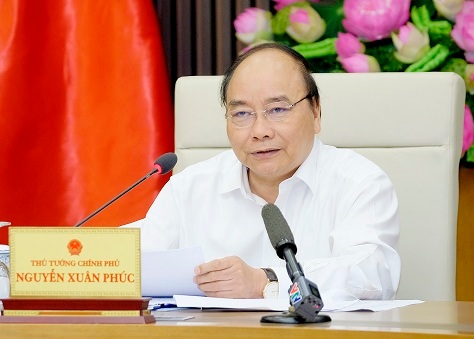 Thủ tướng Nguyễn Xuân Phúc phát biểu tại buổi họp - Ảnh: VGP/Quang Hiếu
