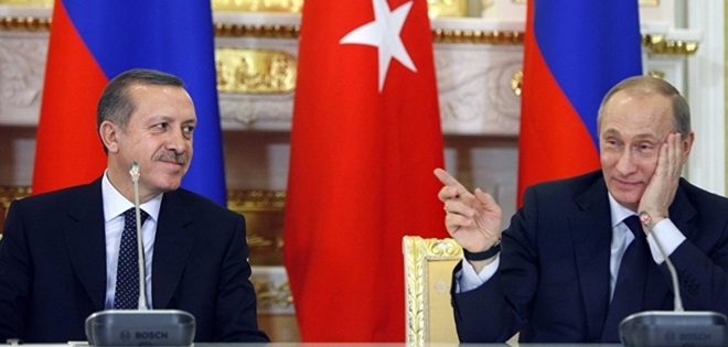 Tổng thống Thổ Nhĩ Kỳ Tayyip Erdogan và người đồng cấp Nga Putin. Ảnh: Reuters
