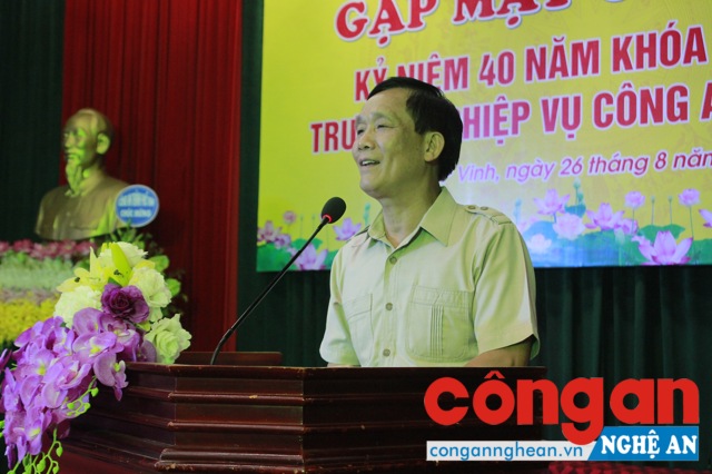 Thiếu tướng Nguyễn Đức Minh phát biểu tại chương trình