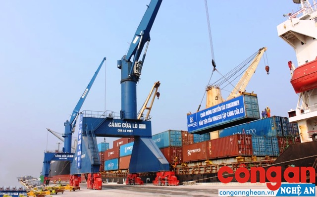 Việc nâng cấp cảng Cửa Lò ngày càng phục vụ tốt hơn hoạt động xuất nhập khẩu hàng hóa