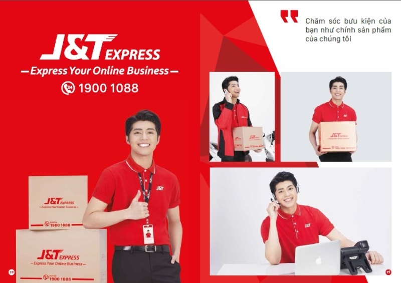 Ca sĩ Noo Phước Thịnh là gương mặt đại diện thương hiệu cho J&T Express Việt Nam