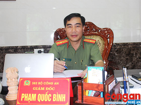 Thiếu tá Phạm Quốc Bình, Phó Trưởng phòng Hậu cần Công an tỉnh kiêm Giám đốc Nhà nghỉ dưỡng 382 Cửa Lò 