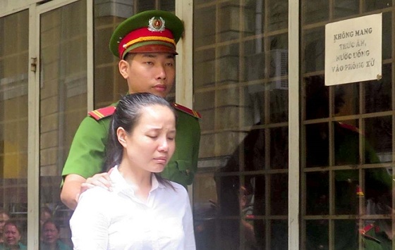 Bị cáo Nguyễn Thị Liên sau phiên xử